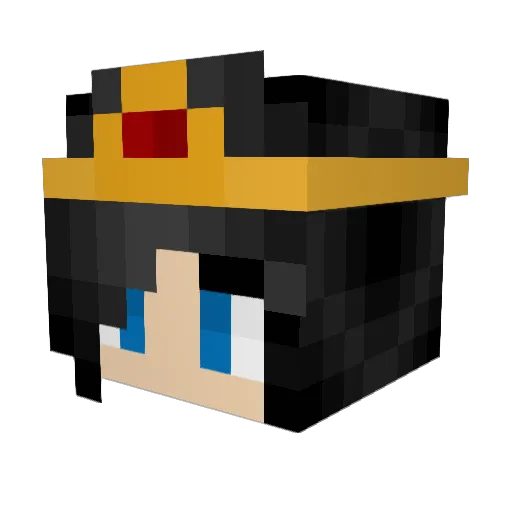 sydjewel Minecraft avatar head, 3D render