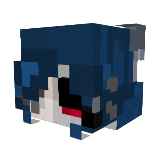 sydjpeg Minecraft avatar head, 3D render
