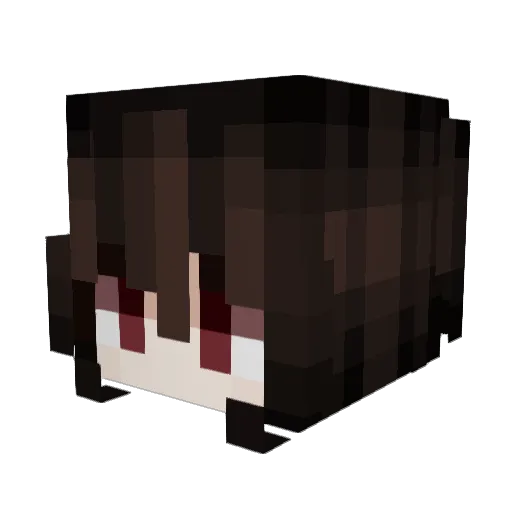 sydn Minecraft avatar head, 3D render