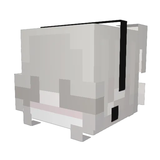 sydnaria Minecraft avatar head, 3D render