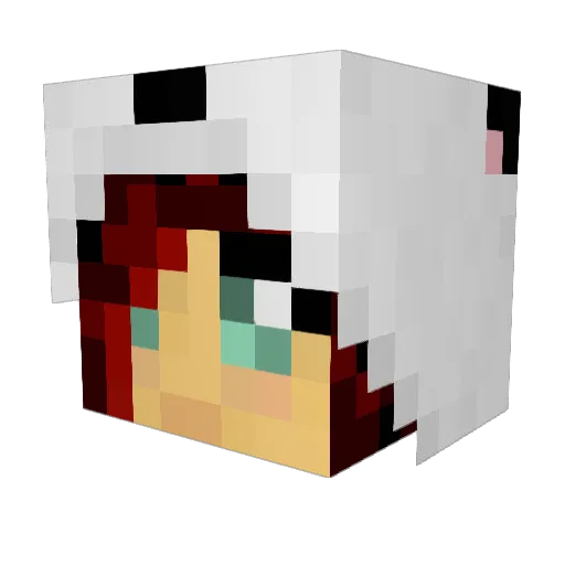 sydnee527 Minecraft avatar head, 3D render