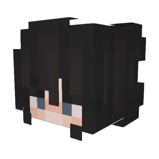 sydnerrs Minecraft avatar head, 3D render