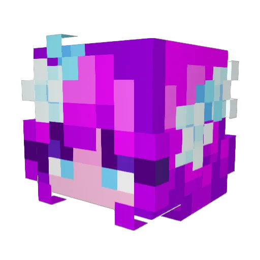 sydney25 Minecraft avatar head, 3D render
