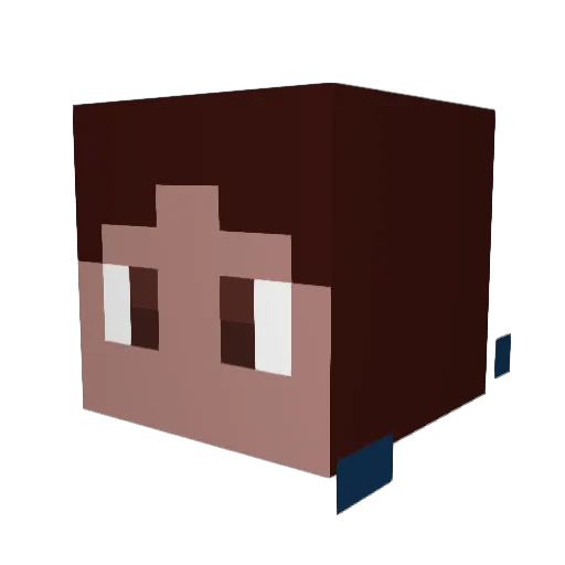 sydney777777 Minecraft avatar head, 3D render