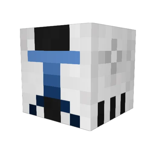 sydneyfer Minecraft avatar head, 3D render