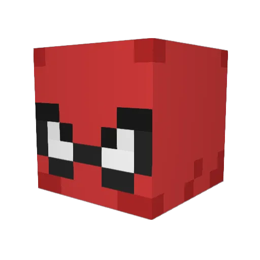 sydnieNU Minecraft avatar head, 3D render