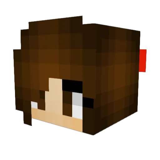 sydnirae Minecraft avatar head, 3D render