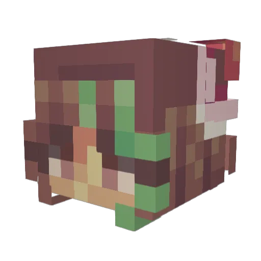 sydthechild Minecraft avatar head, 3D render