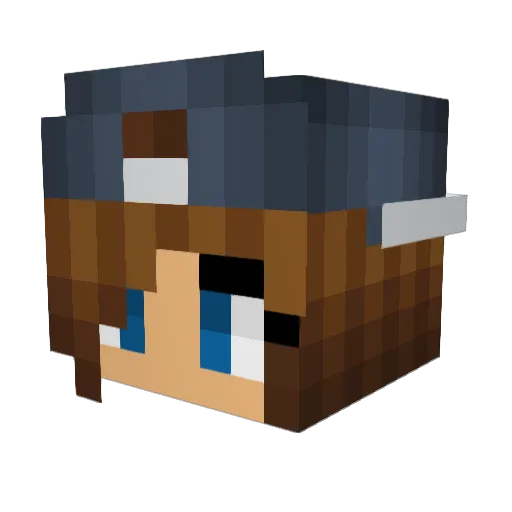 sydthekidders Minecraft avatar head, 3D render