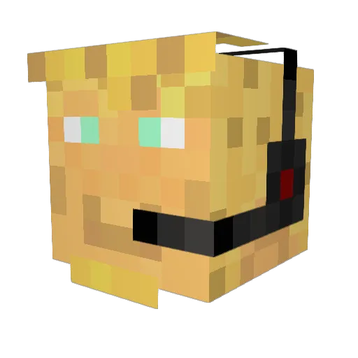 sydwaz72 Minecraft avatar head, 3D render