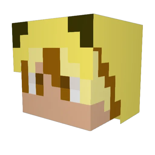 syedrz Minecraft avatar head, 3D render