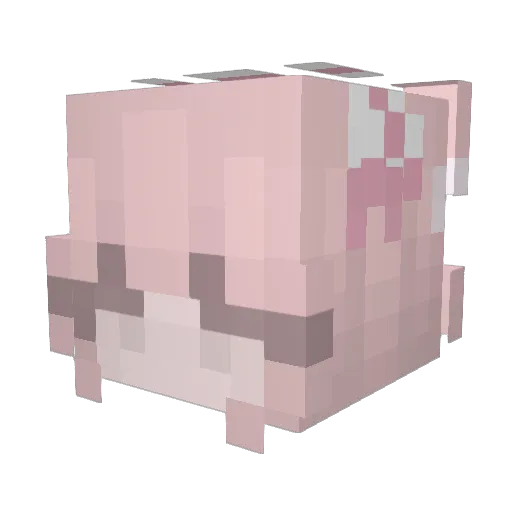 syeeel Minecraft avatar head, 3D render