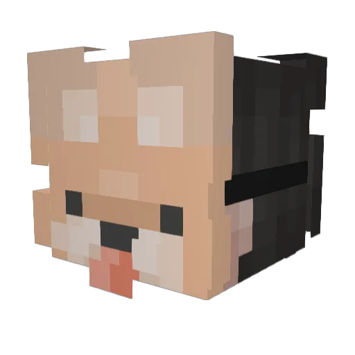 syeu Minecraft avatar head, 3D render