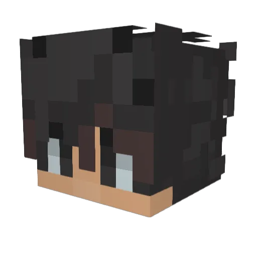 sygau Minecraft avatar head, 3D render