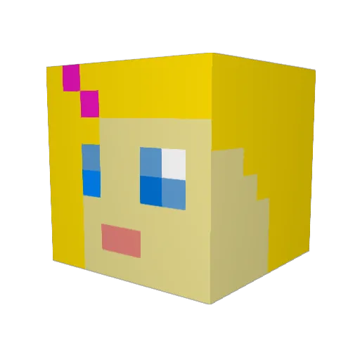 syhrz986 Minecraft avatar head, 3D render