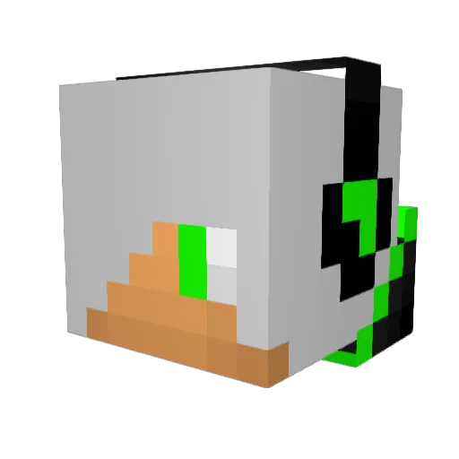 syhshen Minecraft avatar head, 3D render