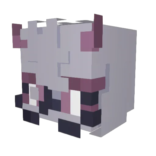 syiel Minecraft avatar head, 3D render