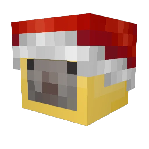 syineex Minecraft avatar head, 3D render