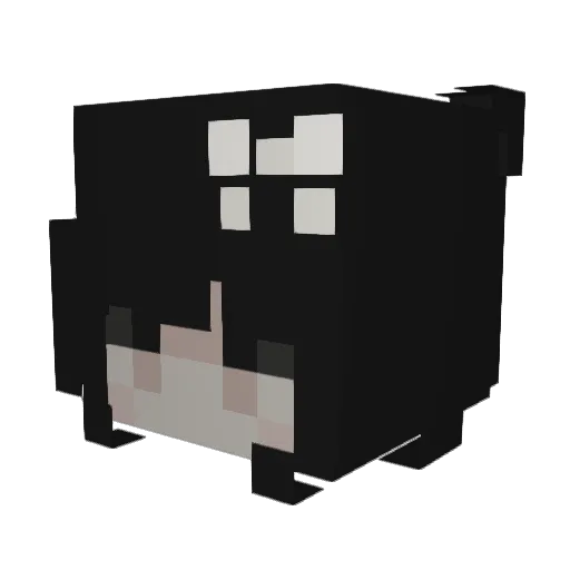 sykamasha Minecraft avatar head, 3D render