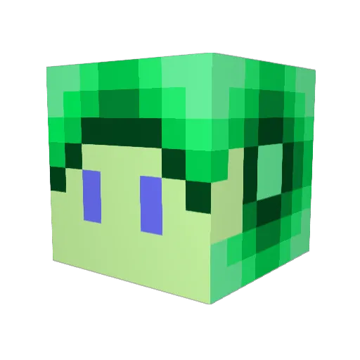 syke2841 Minecraft avatar head, 3D render
