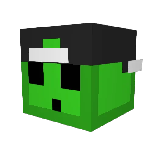 sykh3 Minecraft avatar head, 3D render