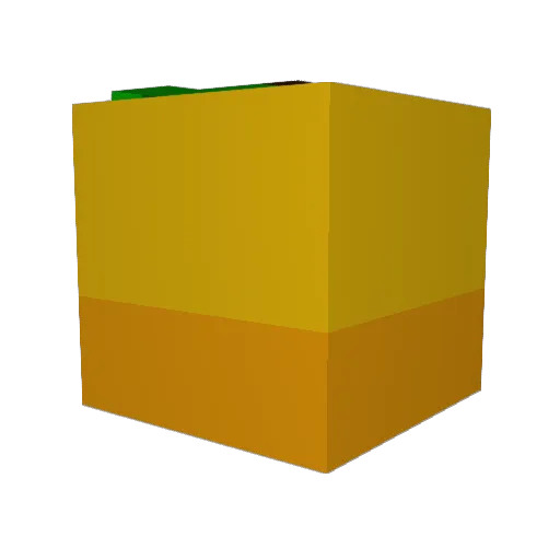 syl45 Minecraft avatar head, 3D render