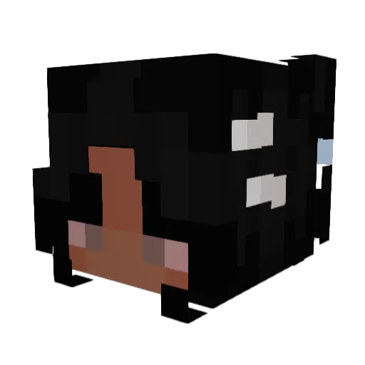 sylaiya Minecraft avatar head, 3D render