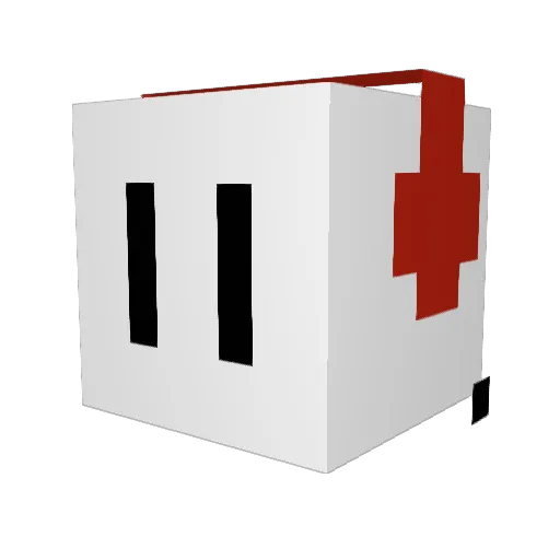 sylcraft2020 Minecraft avatar head, 3D render
