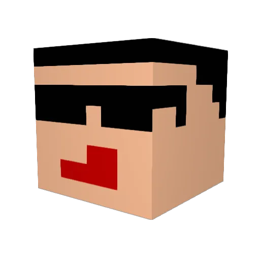 sylph123 Minecraft avatar head, 3D render