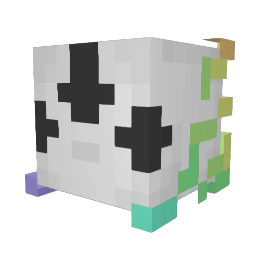 sylvershift Minecraft avatar head, 3D render