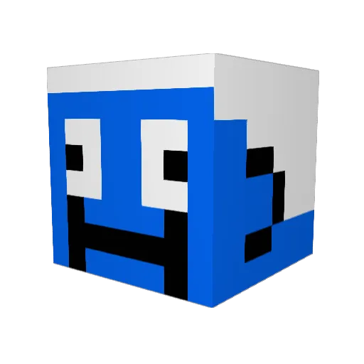 sylvestergt Minecraft avatar head, 3D render