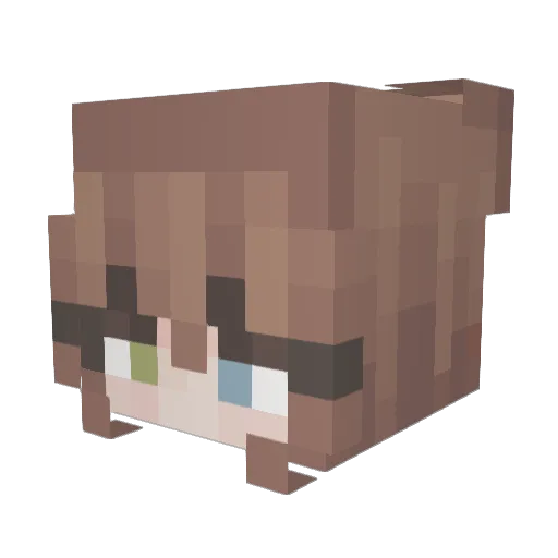 sylvie0902 Minecraft avatar head, 3D render