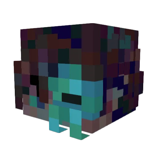 symbiotespider6 Minecraft avatar head, 3D render
