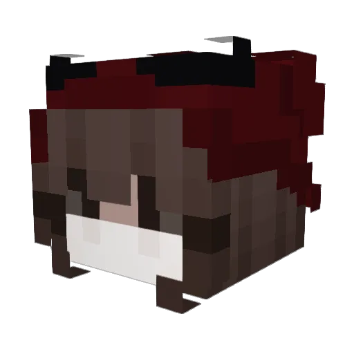 symetrax Minecraft avatar head, 3D render