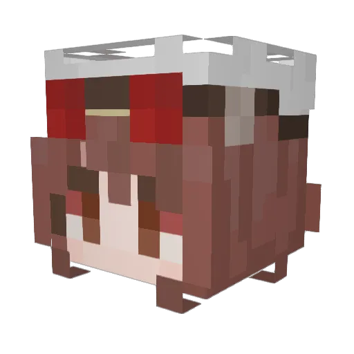 symlsg Minecraft avatar head, 3D render