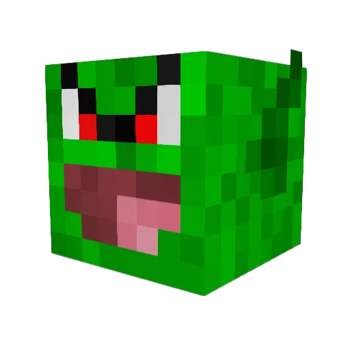 symonnn Minecraft avatar head, 3D render