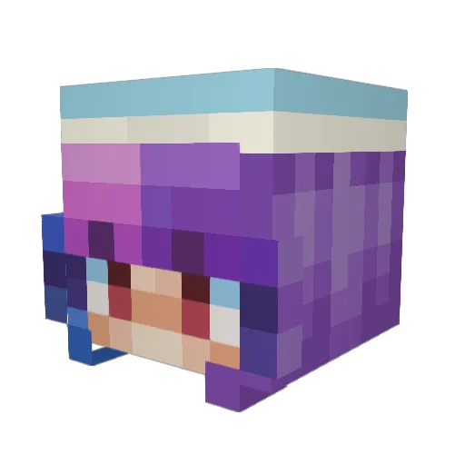 symphyo Minecraft avatar head, 3D render