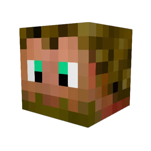 syn246 Minecraft avatar head, 3D render