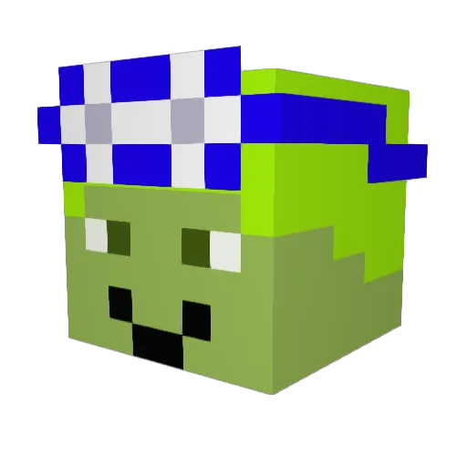 sync1211 Minecraft avatar head, 3D render