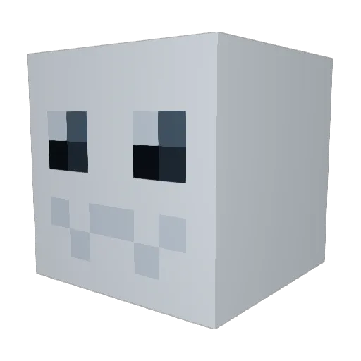 syncrN Minecraft avatar head, 3D render