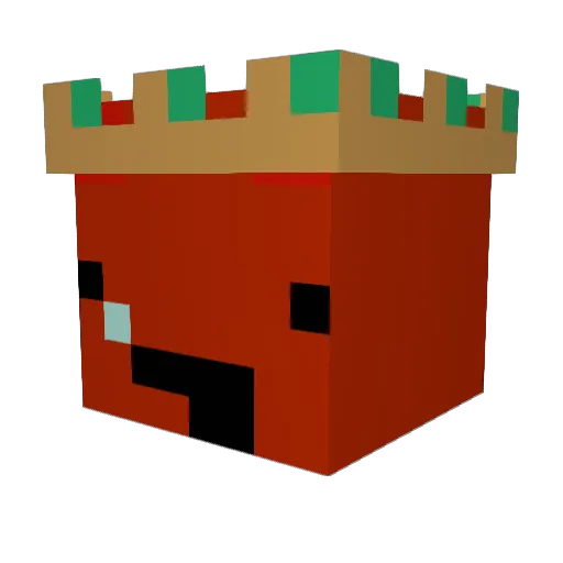 syncuu Minecraft avatar head, 3D render