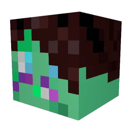 syndicate1989 Minecraft avatar head, 3D render