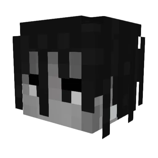 synfh Minecraft avatar head, 3D render