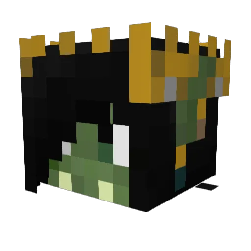 synforosa Minecraft avatar head, 3D render