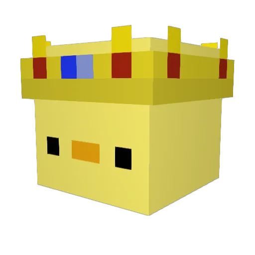 synfrpann Minecraft avatar head, 3D render