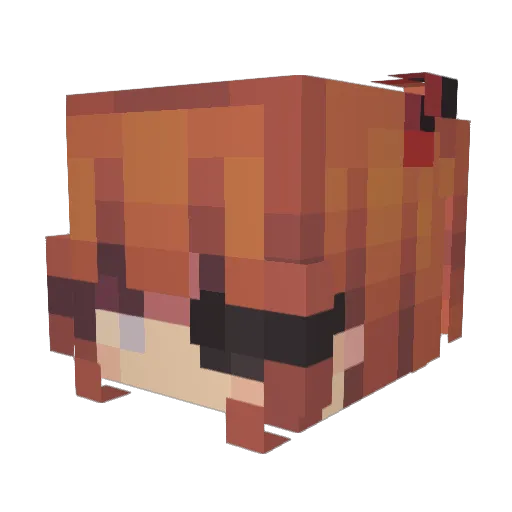 synilla Minecraft avatar head, 3D render