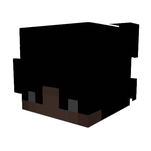synjb Minecraft avatar head, 3D render