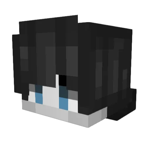 synnnnn Minecraft avatar head, 3D render