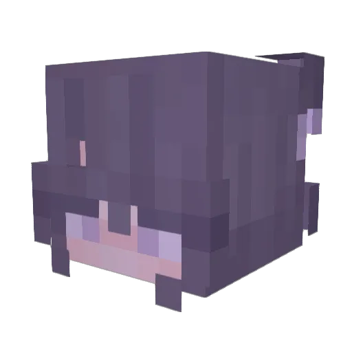 synnswho Minecraft avatar head, 3D render