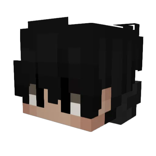 synturi Minecraft avatar head, 3D render